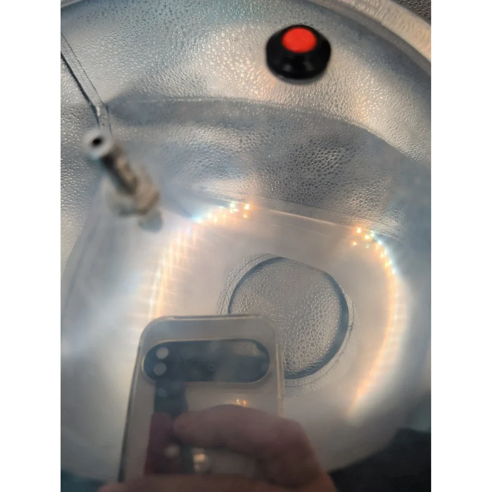 Maitres Pressure Cooker 4.2 Quart Aluminum Brazil Maitre's Never Used/ W  Manual